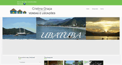 Desktop Screenshot of cristinaubatuba.com.br