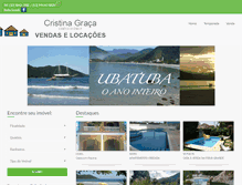Tablet Screenshot of cristinaubatuba.com.br